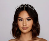 Enfin, serre-tête en strass 21 B*tches